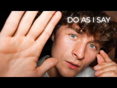 ASMR Follow My Instructions For Sleep ✋🏼🤚🏼 (eyes closed at 10:26)