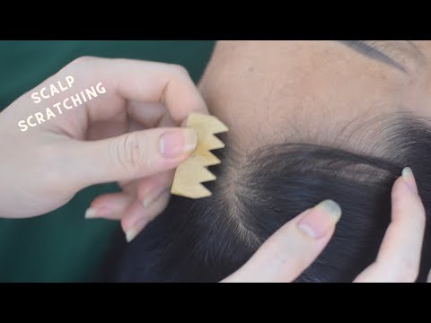 ASMR Scratching Sounds With Aggressive Scalp Scratch, Hair Massage For Headache Relief