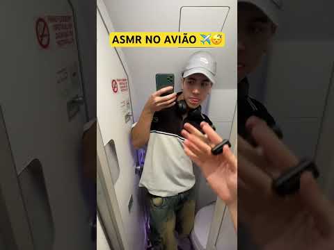 #ASMR NO AVIÃO ✈️😴