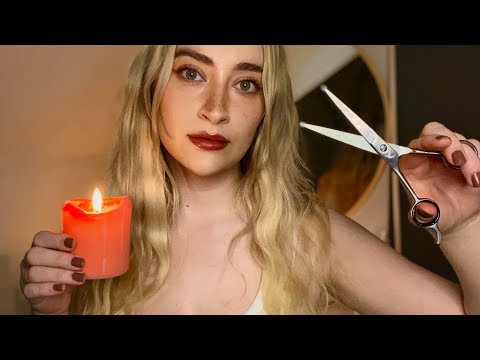 ASMR | Sleep Inducing Hair Cut & Scalp Massage 💫