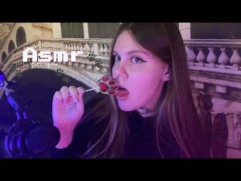 ASMR LICKING AND MOUTH SOUNDS| Близкий шепот АСМР