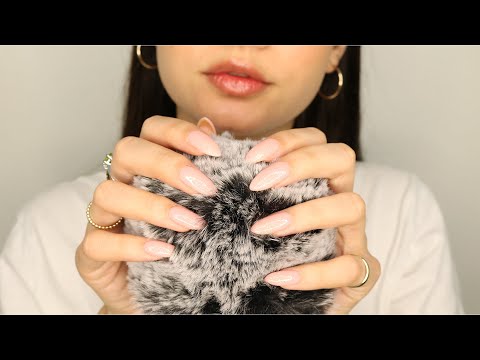 ASMR Fluffy Mic Scratching & Brushing *TINGLES GUARANTEED *