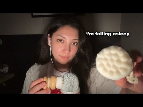 ASMR because I’m also going to sleep (low quality, low lighting)
