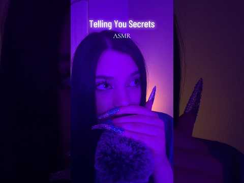 Telling you Secrets ASMR #tingles #visualtingle #relax #mouthsounds #triggersforsleep #inaudible