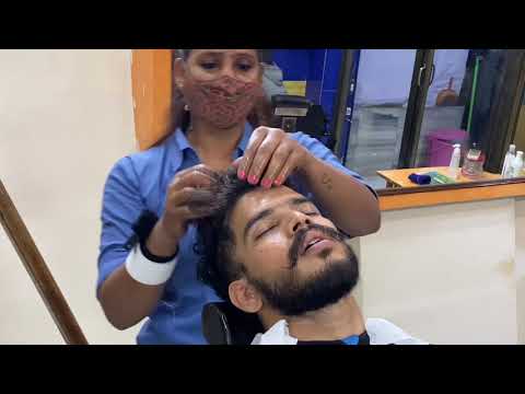 ASMR Firoz | ASMR Relaxing Head 💆‍♀️Massage | By Female Barber Rinku