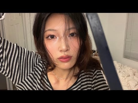 ASMR You Are My Canvas ✏️ (Charcoal & Pencil Face Drawing)