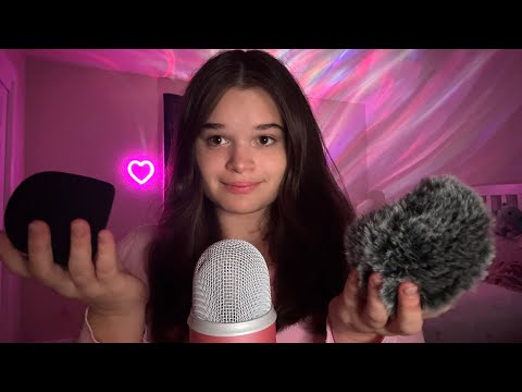 ASMR Mic Tapping and Scratching with Different Covers! (Foam and Fluffy)
