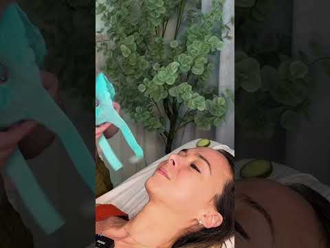 ASMR Facial 💚 #asmr #asmrfacial #asmrskincare #asmrpersonalcare