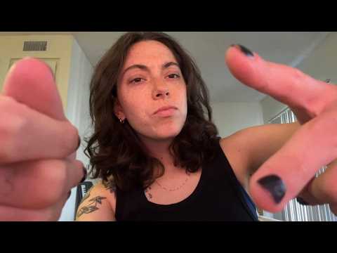 ASMR lofi Haircut, nail tech, and massage roleplay