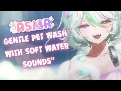 【LIVE 🔴 RP ASMR】Gentle Pet Wash With Soft Water Sounds【Alias Anono | V4Mirai | ENVtuber】