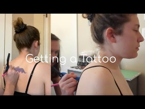 Getting a Tattoo - Real Person ASMR