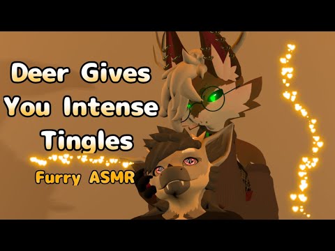 [Furry ASMR] A Deer Gives You INTENSE Tingles (Ear Licking, Kissing, Good Boy, Brushing)