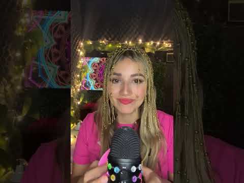 Asmr en envío con sonidos y palabras relajantes