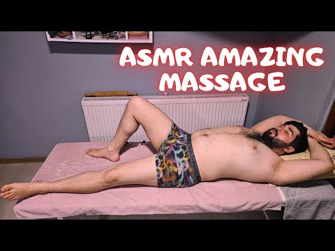 DON'T LEAVE WITHOUT WATCHING THIS ASMR VIDEO! WHOLE BODY SLEEP MASSAGE TO RELAX-Chest,leg,foot,arm