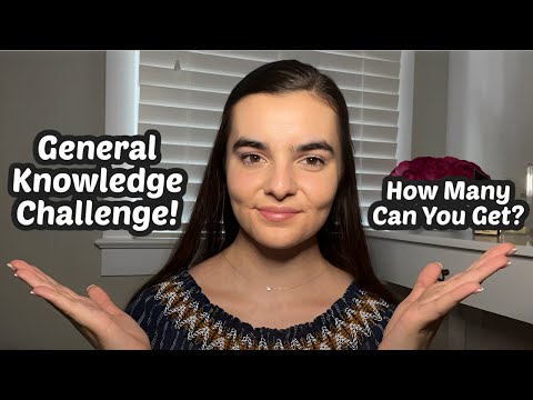 ASMR Whispering General Knowledge Trivia Questions