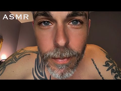 ASMR | Boyfriend Gives You A Relaxing Haircut (water bottle sounds, up close, soft whispers)