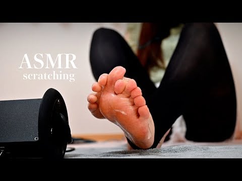 【ASMR/実写】トレンカ✖︎潤滑ゼリーで眠気を誘う足裏スクラッチ😴💗【睡眠導入/Foot sole/Scratching/sleep/Relaxation/No Talking】