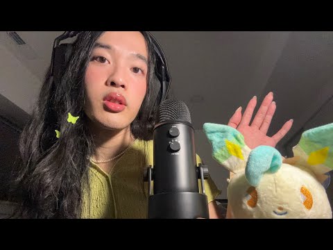 ASMR personal attention 💝 (camera tracing + plucking + breathing excercises)