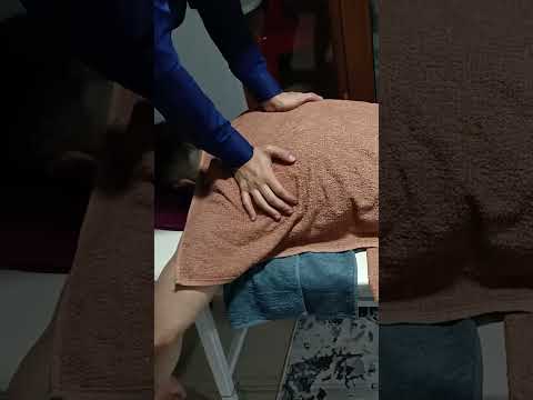 ASMR DEEP RELAXING BACK SPORT MASSAGE THERAPY  #shorts #relaxing  #asmr #massage #relax #shortsvideo