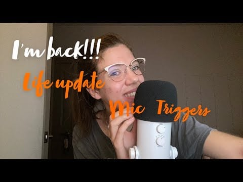Mic triggers w/ foam cover// mic pumping and swirling, mic tapping, mic scratching