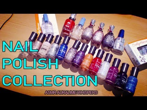 ASMR | SALLY HANSEN NAIL POLISH COLLECTION - WHISPERED