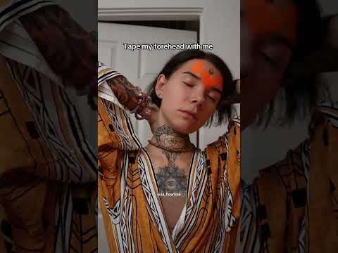 A self-care routine | kinesio taping | face massage | ASMR @Soul_flowvibe
