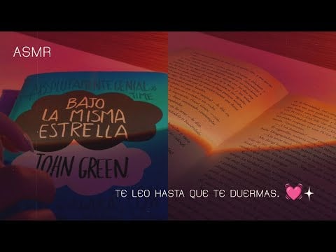 ASMR | Te leo hasta que te duermas PT2 💘📖 | Andrea ASMR 🦋💓