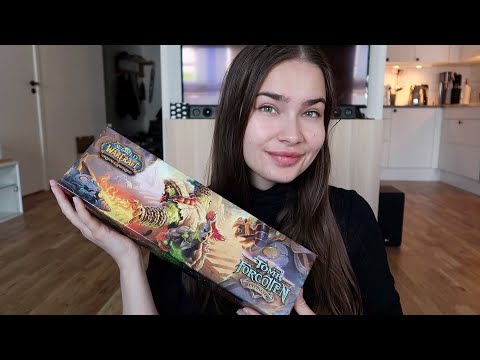 ASMR Unboxing World of Warcraft TCG Tomb of the Forgotten