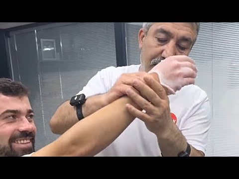 Relaxing ASMR Haircut with Head Massage, Hand Massage & Paraffin Foot Spa