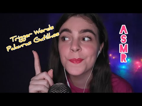 ASMR - Palavras Gatilho Formigantes Português/Inglês • Tingling Trigger Words Portuguese/English