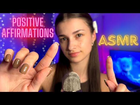 ASMR🎙️👄POSITIVE AFFIRMATIONS FOR YOU☺️😴KISS TO YOU💋😘