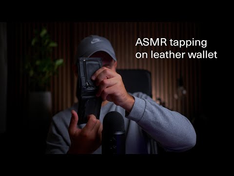 ASMR Good Sounds with Leather Wallet