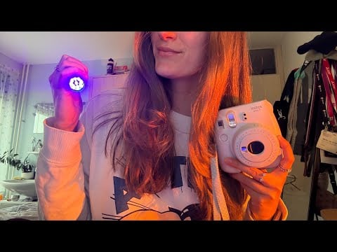 ASMR taking pictures of you with random objects rp