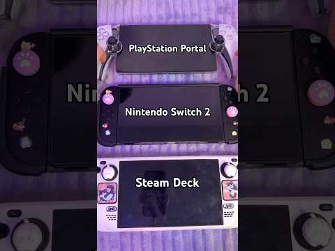ASMR Steam Deck vs Switch 2 vs PS Portal?! Which is best?! #asmrgaming #asmr