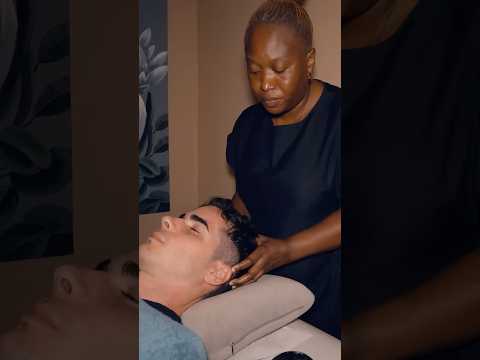 ASMR: Relaxing South African Head Massage for Deep Sleep #shorts