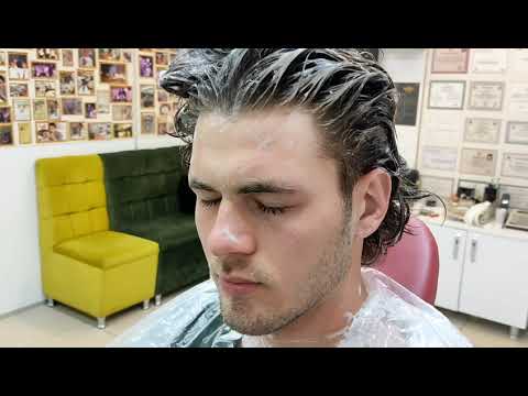 INCREDIBLE FOAM LONG HAIR CARE NECK BREAKING ASMR MASSAGE