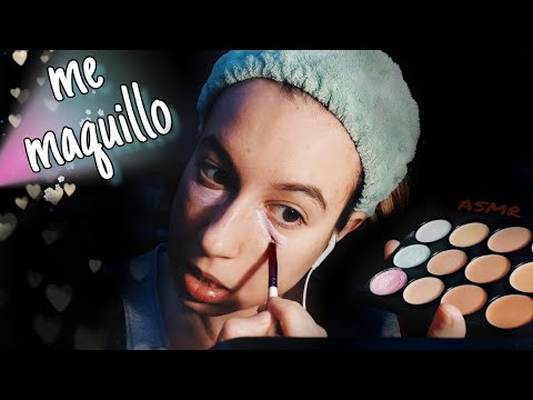 💋ASMR Me maquillo y te lo cuento con susurros 💋 ASMR en español || Pau ASMR