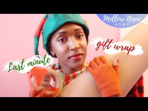 ASMR Last Minute Gift Wrapping 🎁