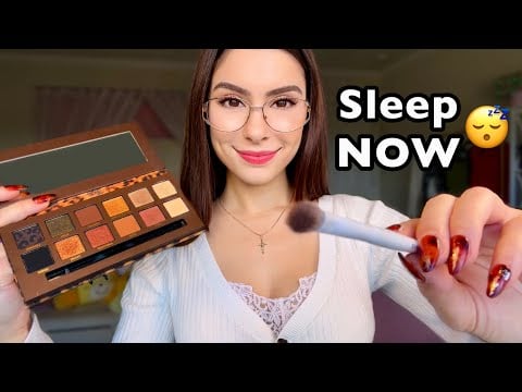 ASMR Doing Your Makeup for the Perfect Night's Sleep 😴