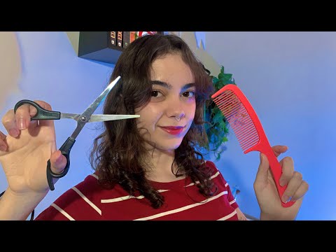 ✨ASMR | Pior cabeleireira da cidade cortando seu cabelo✨