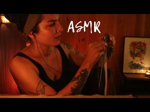 ASMR * Papotages + confection d'un fuseau de lavande