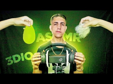 ASMR 3DIO – TESTANDO NOVOS SONS E ARREPIOS COM MICROFONE NOVO!