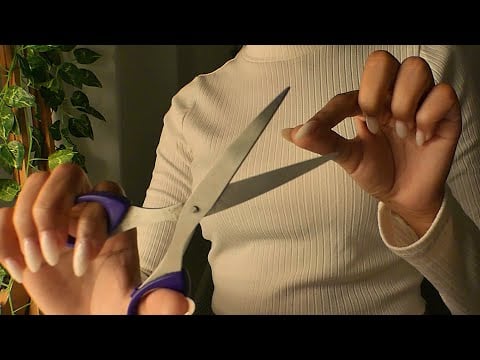 ASMR plucking & snipping invisible triggers from you ✂️✨