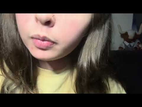 VERY breathy up close lens licking ASMR 