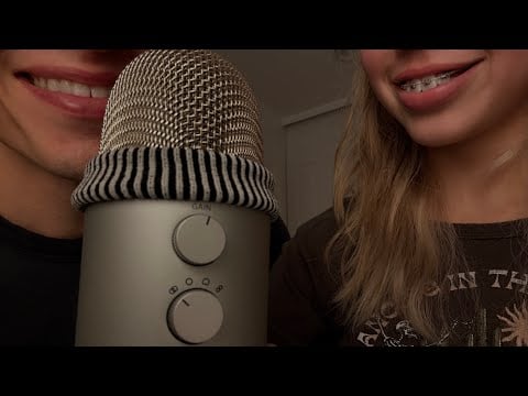 my dad tries ASMR!