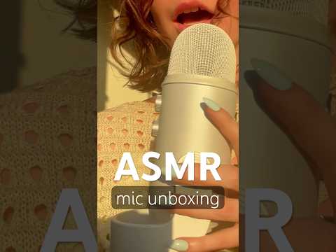 unboxing my new blue yeti mic 🎤✨ #asmr