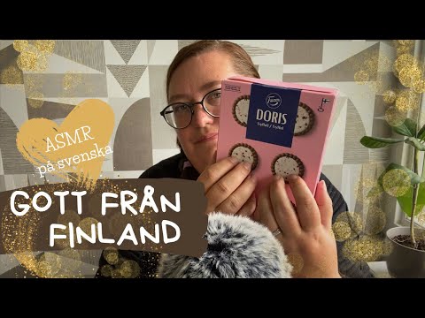 ASMR på svenska: Visar och smakar mina finska favoriter 😛