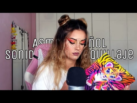 Sonidos con mi maquillaje | ASMR Español