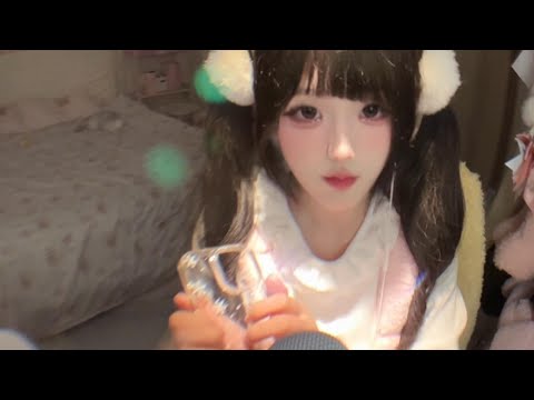 Super Sleepy Cosplay ASMR | Accent Whisper + Nail Tapping