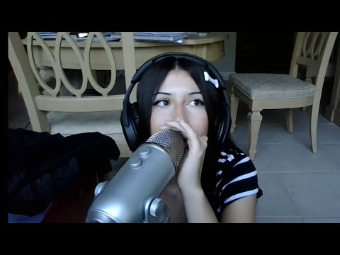 ASMR Inaudible whispers/mouth sounds